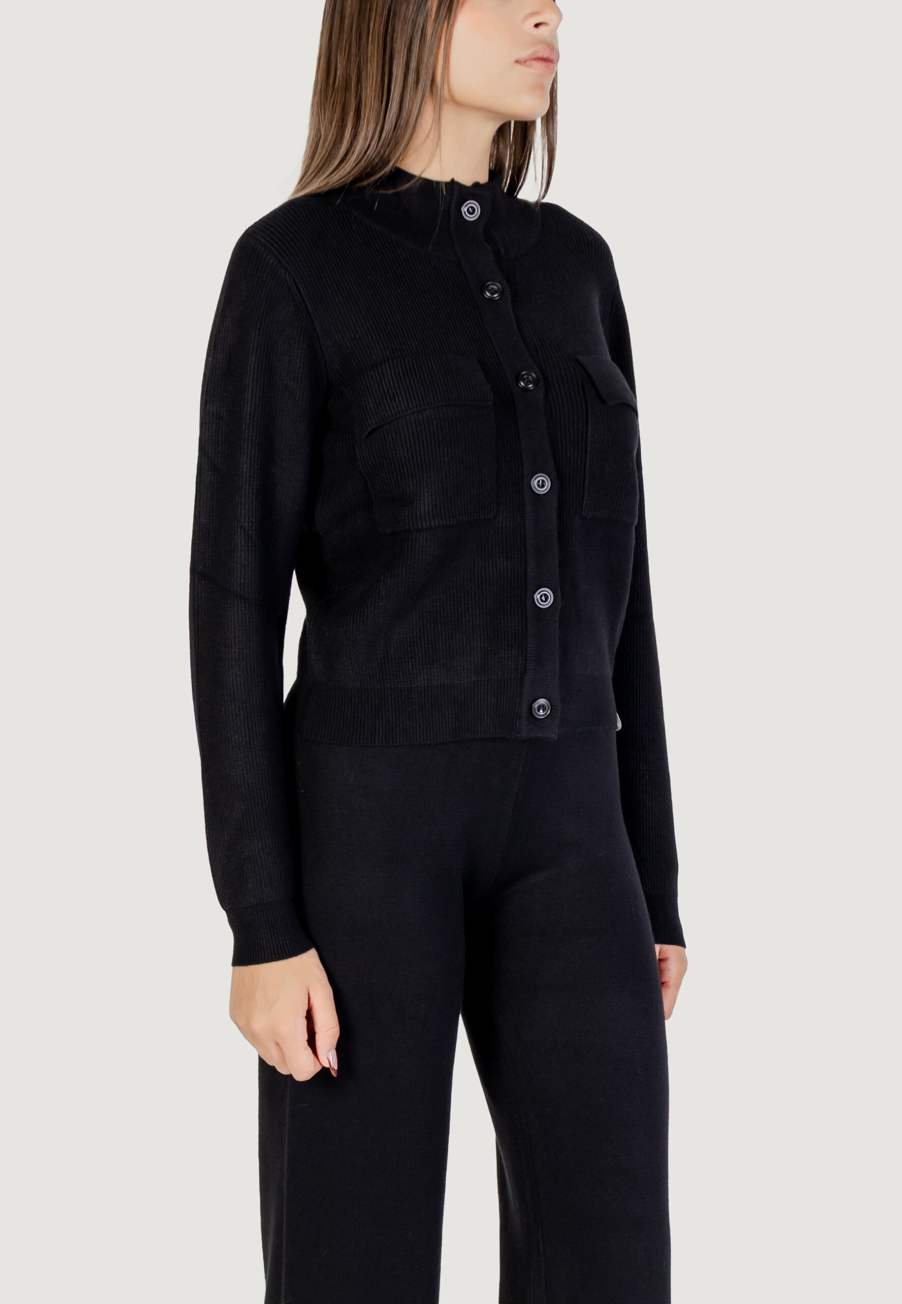 Cardigan Choral Nero - Foto 3