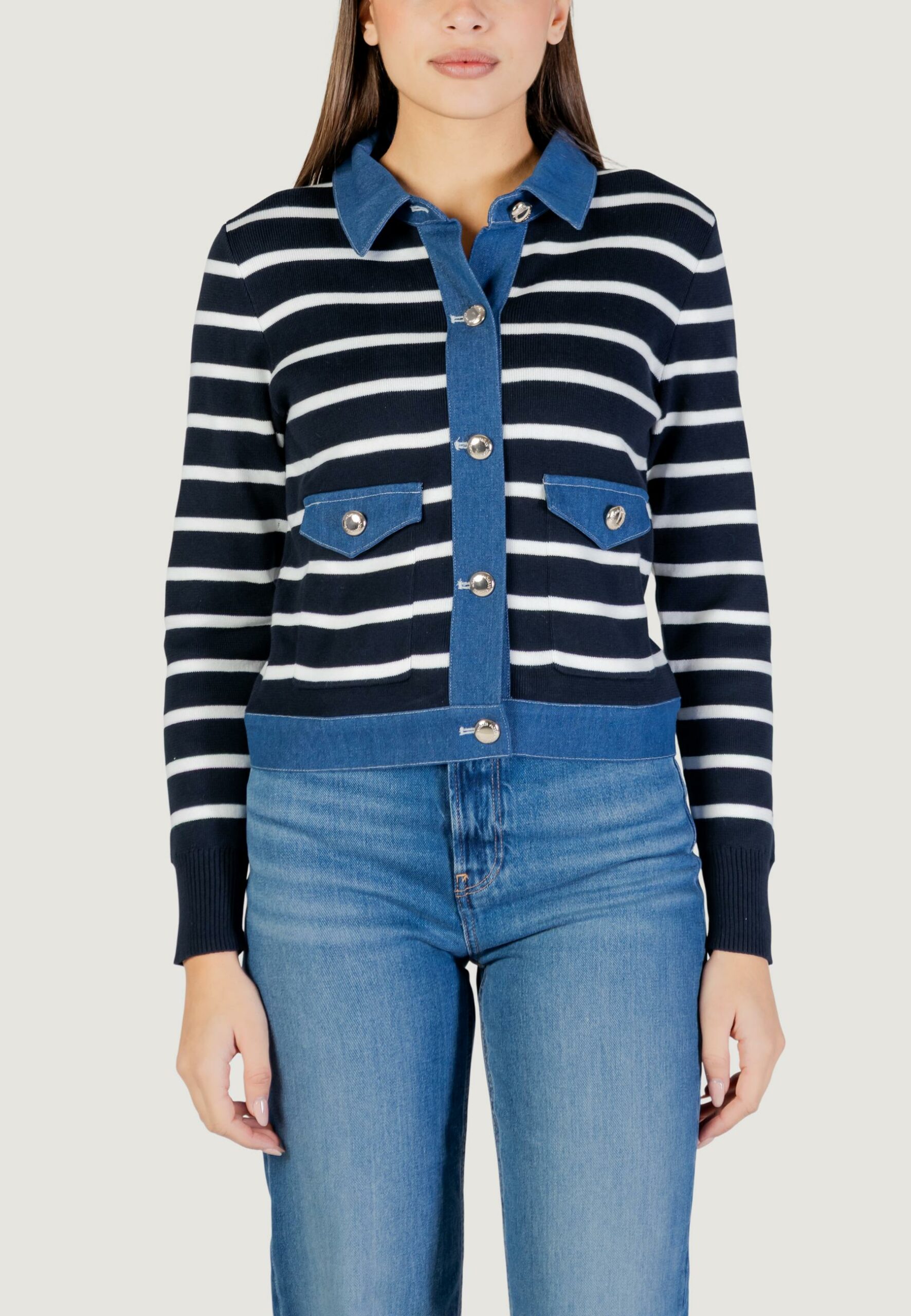 Cardigan Morgan De Toi Blue Denim - Foto 3