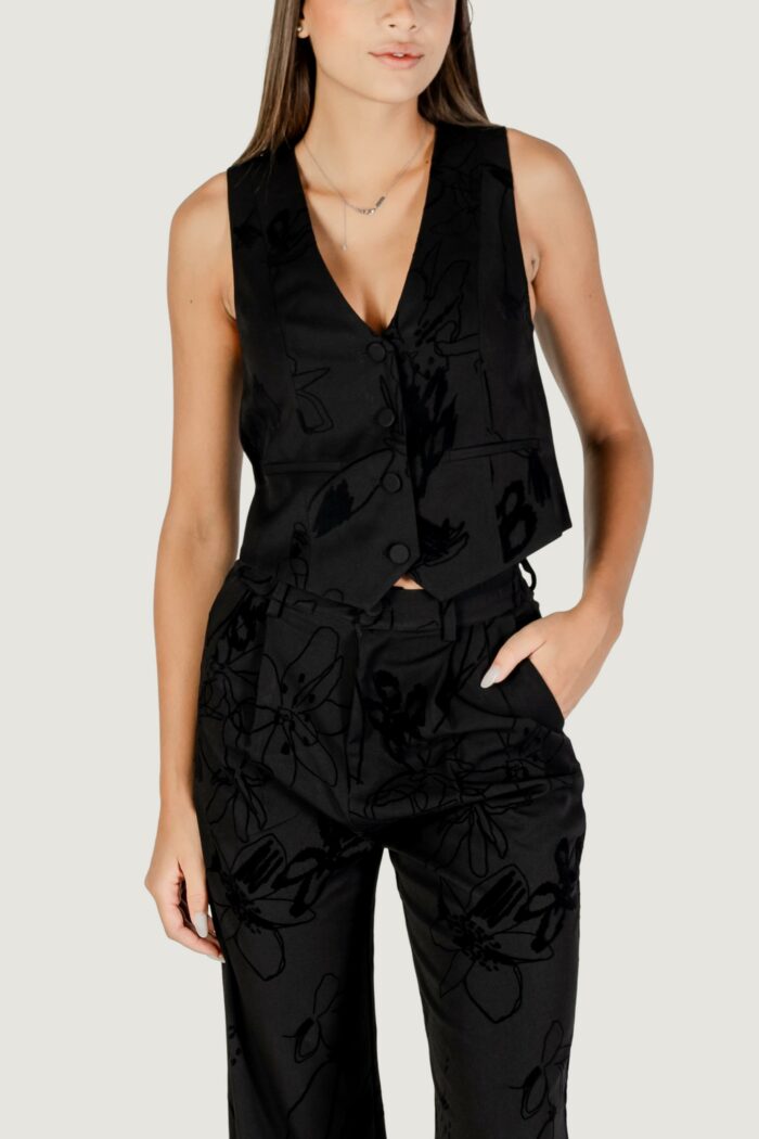 Gilet da completo Desigual chaq_flock Nero