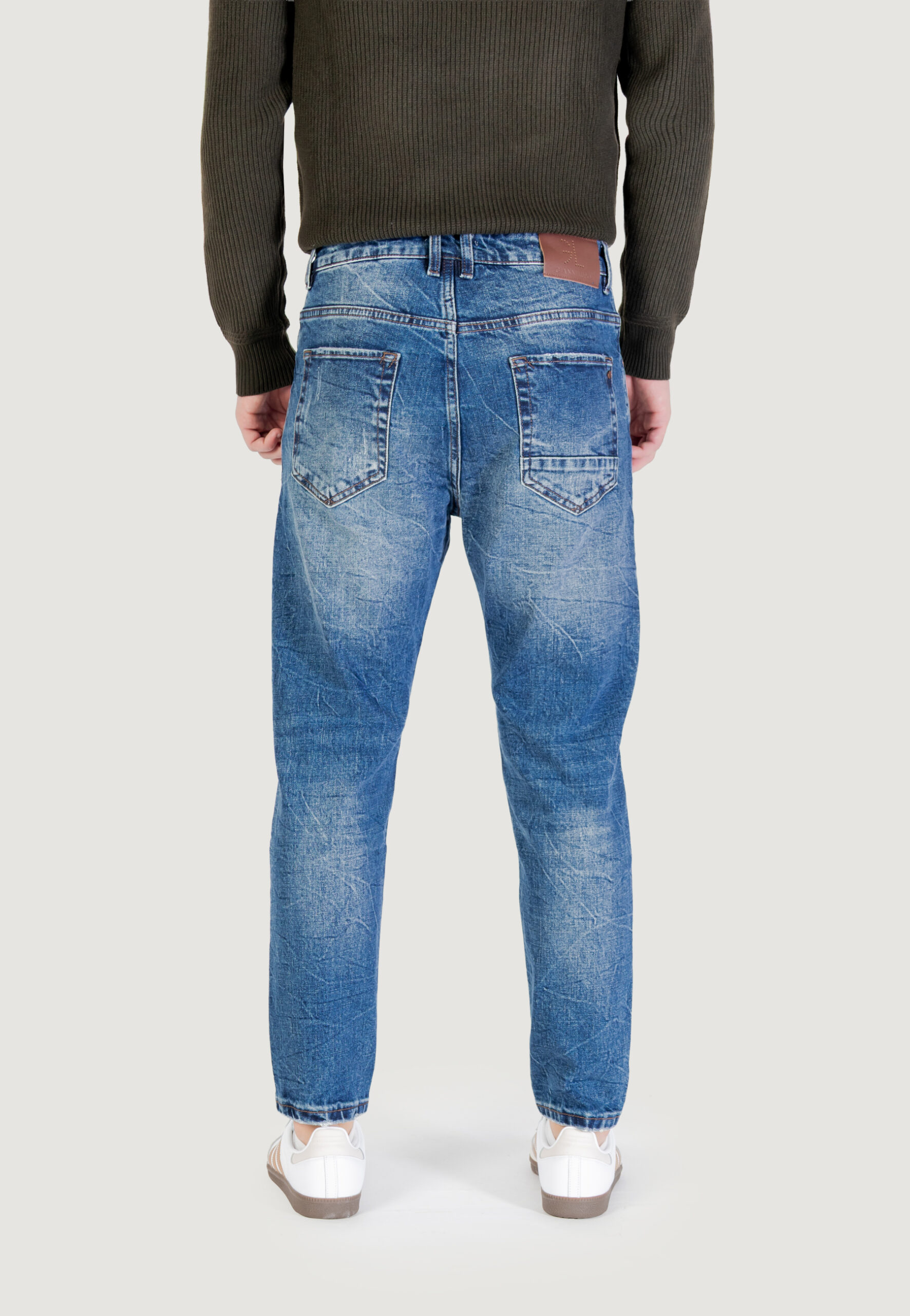 Jeans slim Gianni Lupo mike95 carrot fit Denim - Foto 2