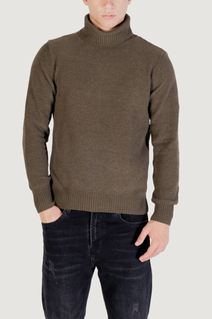 Dolcevita Gianni Lupo m. collo alto Mimetico