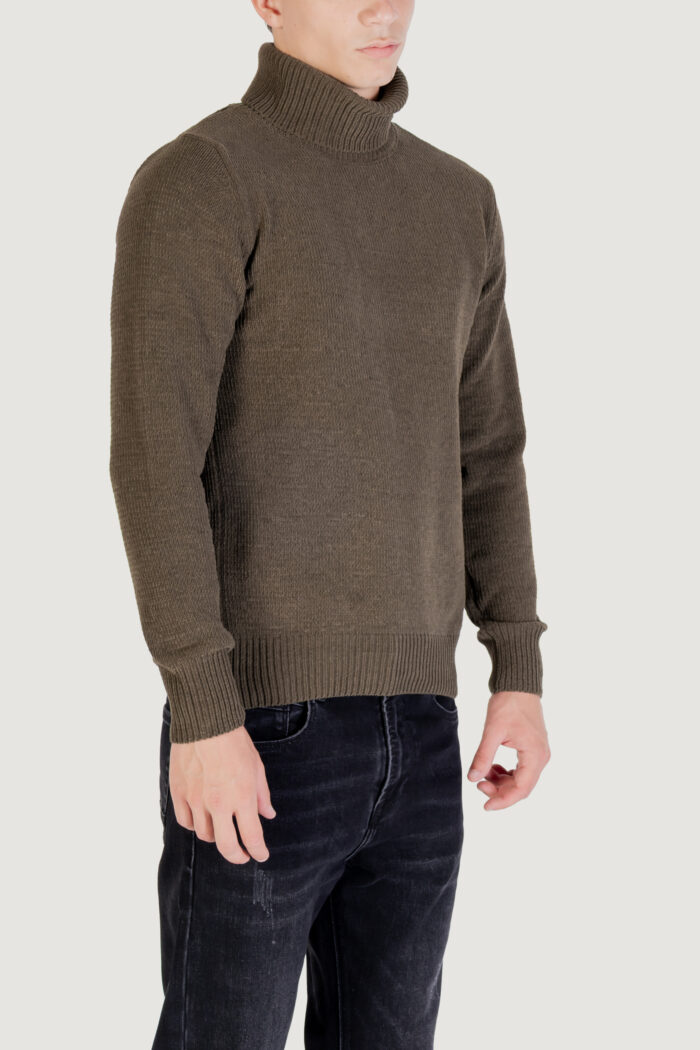 Dolcevita Gianni Lupo m. collo alto Mimetico