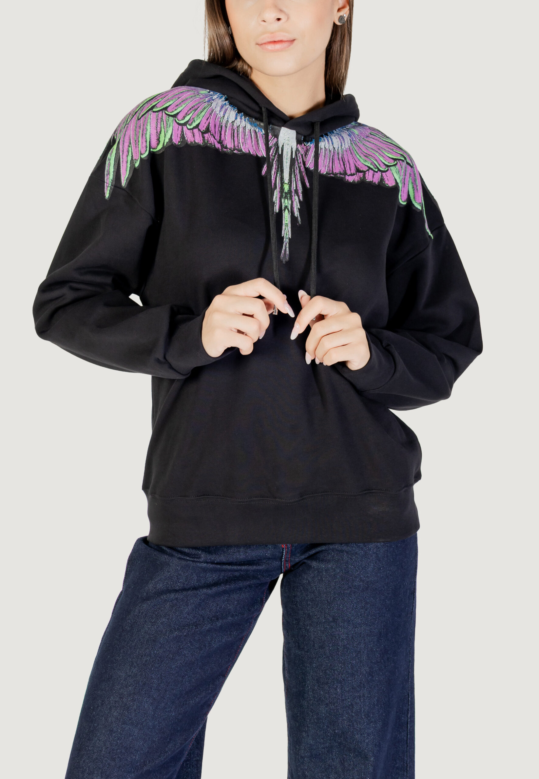 Felpa con cappuccio COUNTY OF MILAN Nero - Foto 1