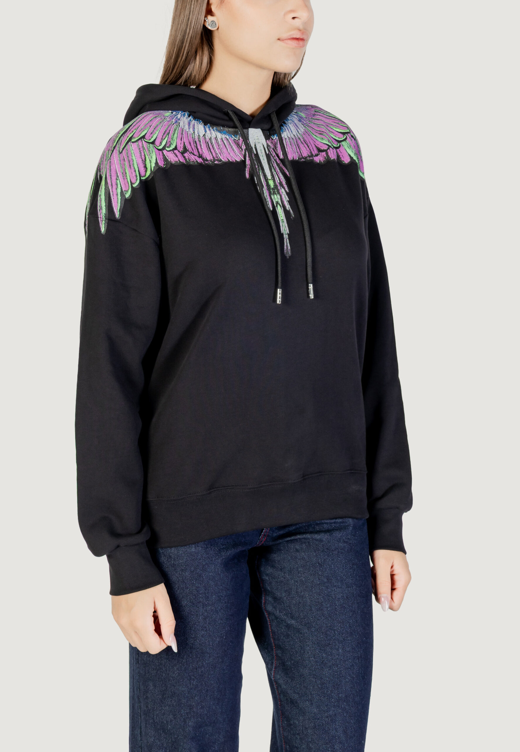 Felpa con cappuccio COUNTY OF MILAN Nero - Foto 2