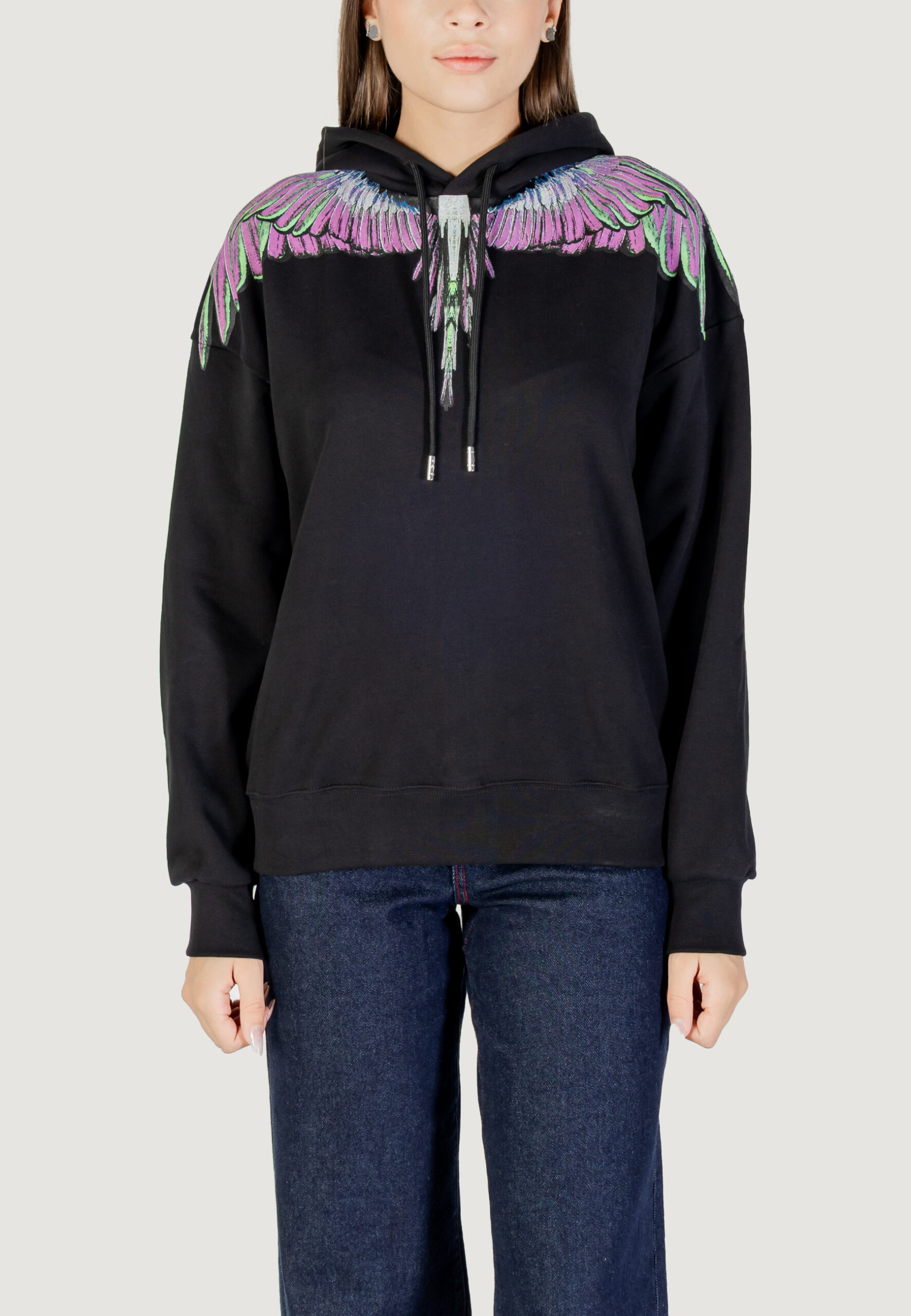 Felpa con cappuccio COUNTY OF MILAN Nero - Foto 5