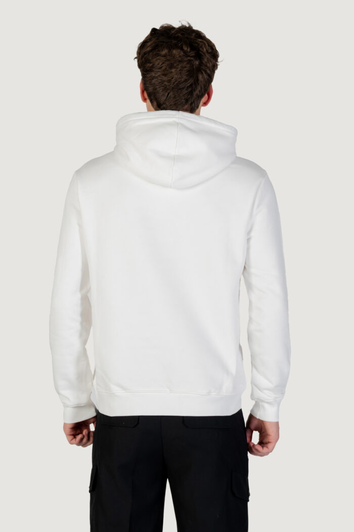 Felpa con cappuccio Icon  Bianco – Nero