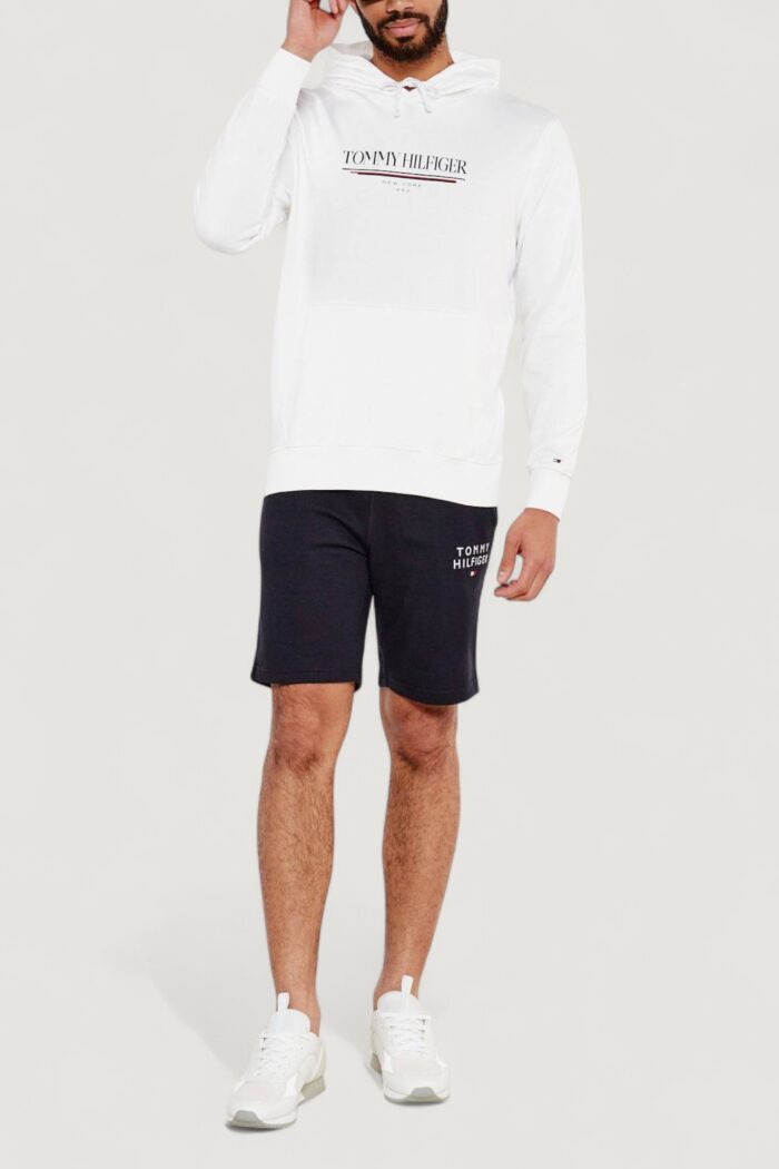 Felpa con cappuccio Tommy Hilfiger brand love hilfiger Bianco