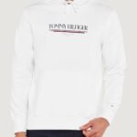 Felpa con cappuccio Tommy Hilfiger brand love hilfiger Bianco - Foto 1
