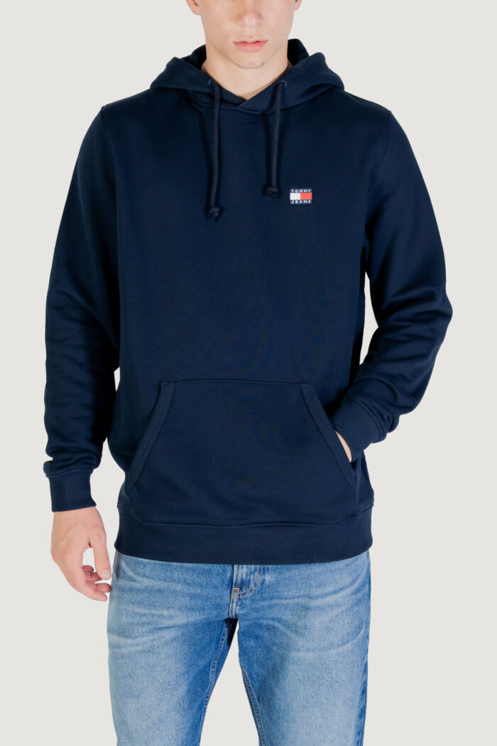 Felpa con cappuccio Tommy Hilfiger Jeans tjm reg badge Blue scuro