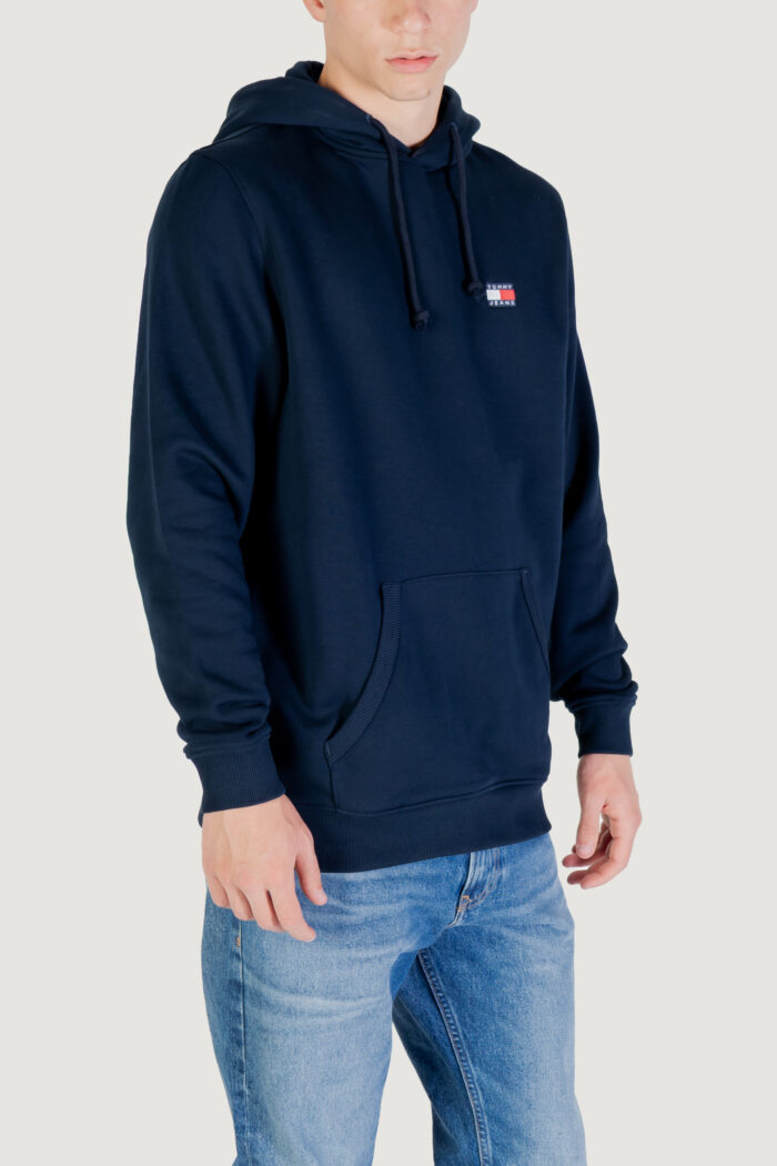 Felpa con cappuccio Tommy Hilfiger Jeans tjm reg badge Blue scuro