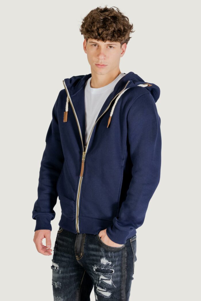 Felpa con cappuccio YOS Blu