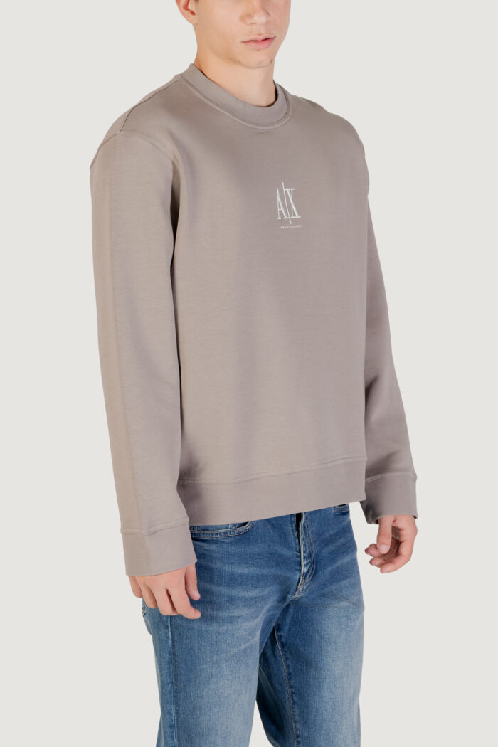 Felpa senza cappuccio Armani Exchange  Taupe