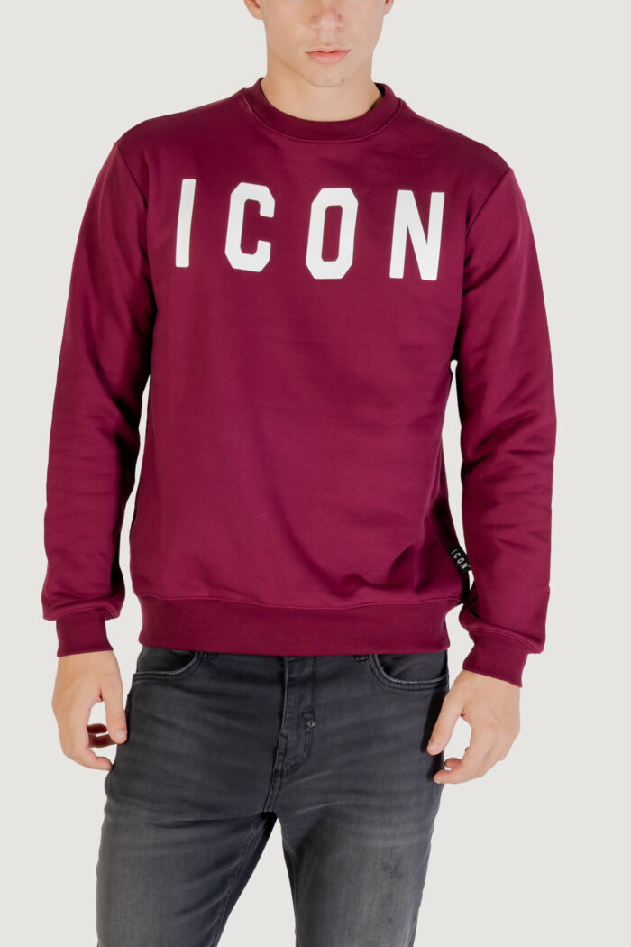 Felpa senza cappuccio Icon Bordeaux