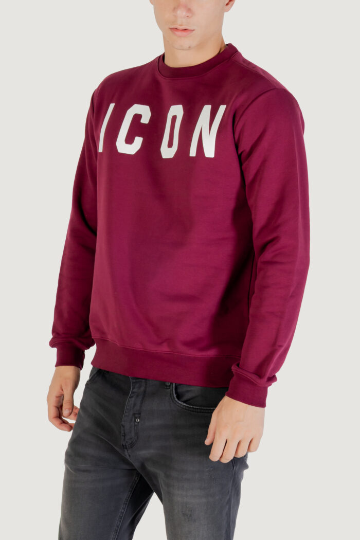 Felpa senza cappuccio Icon Bordeaux