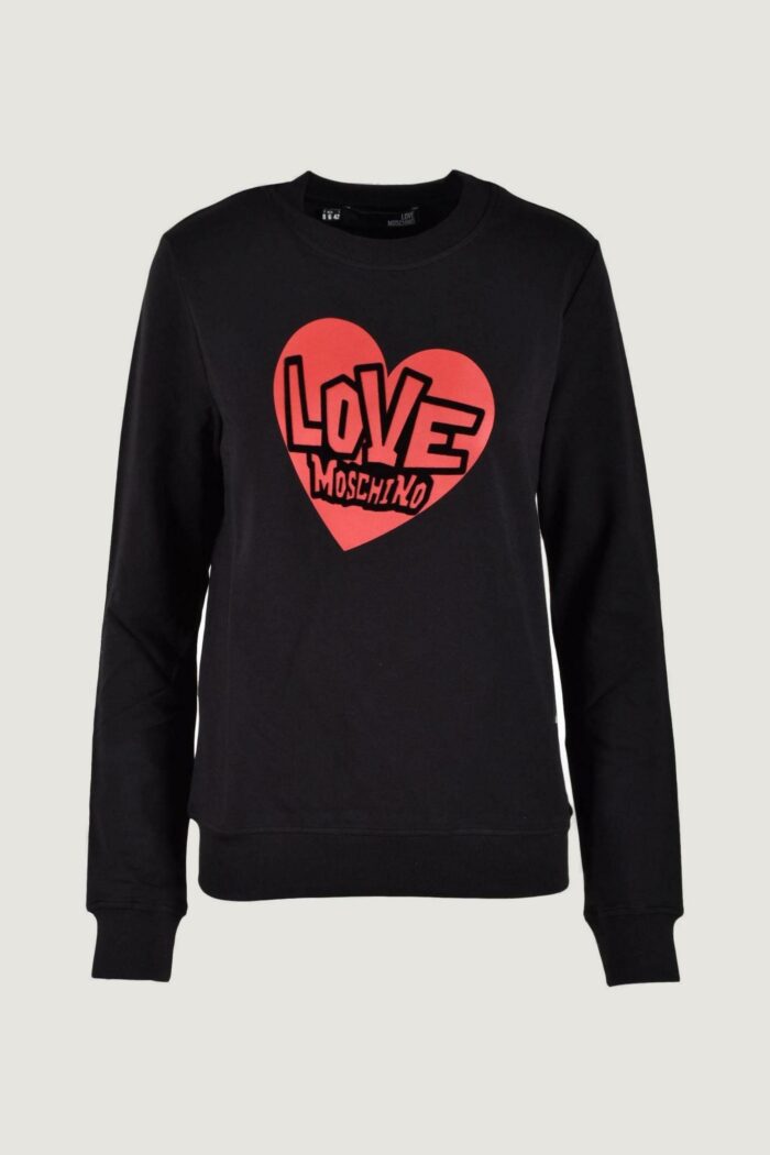 Felpa senza cappuccio Love Moschino  Nero