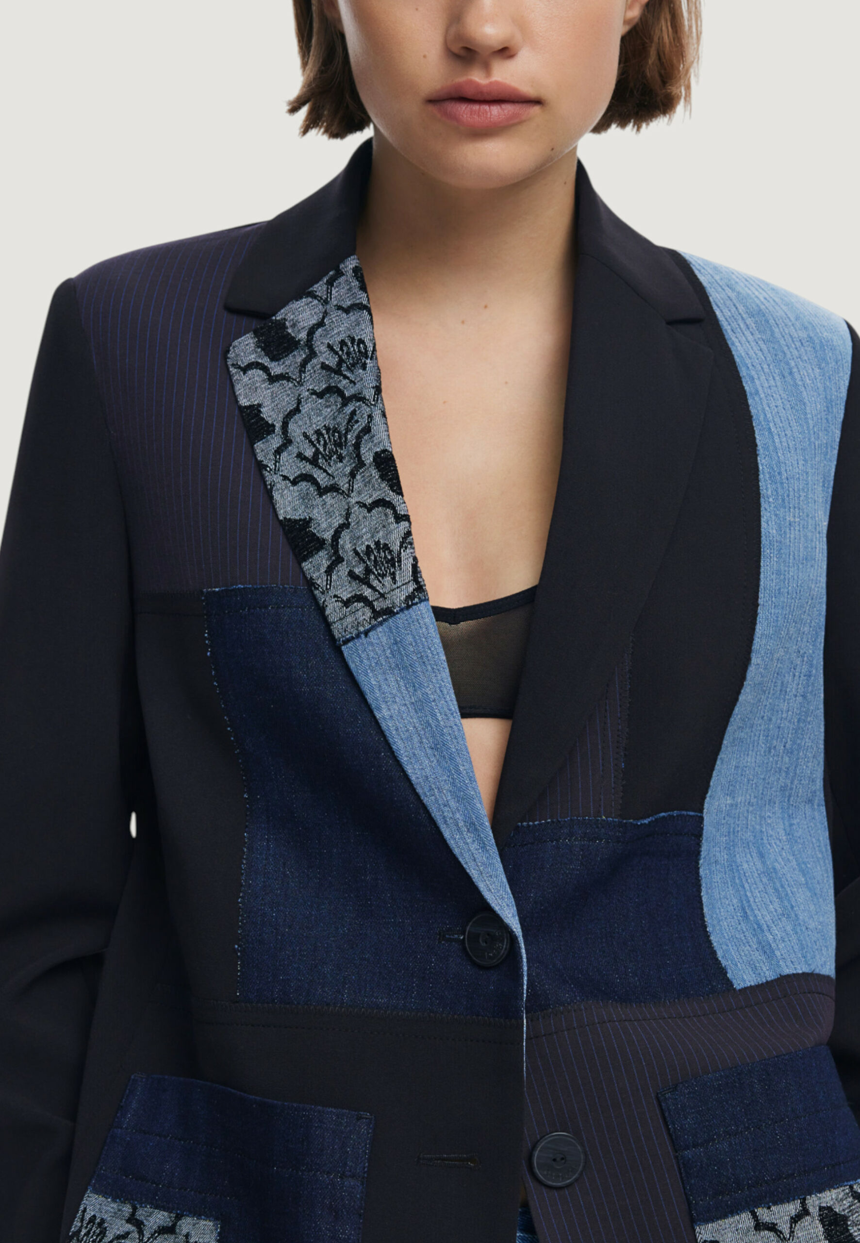 Giacca Desigual chaq_textures Nero - Foto 3