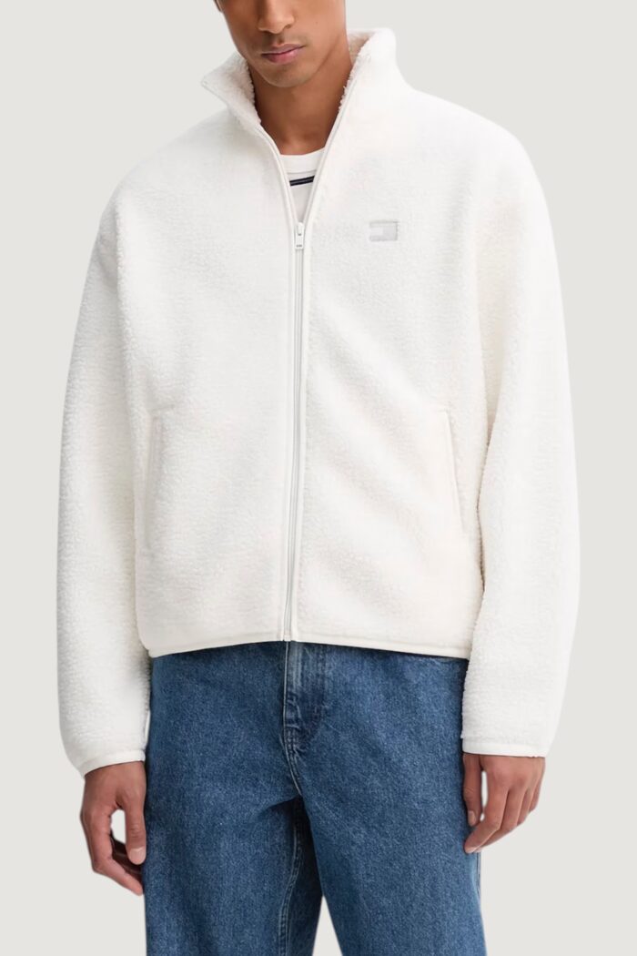 Giacchetto Tommy Hilfiger Jeans tjm rlx badge fz ted Bianco