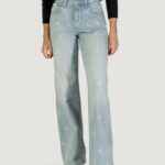 Jeans bootcut Calvin Klein Jeans the wide leg ck dist Denim chiaro - Foto 1