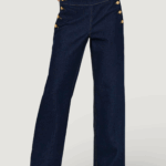 Jeans bootcut Jacqueline de Yong jdylizzie midwaist button wide jeans dnm Blue Denim Scuro - Foto 1