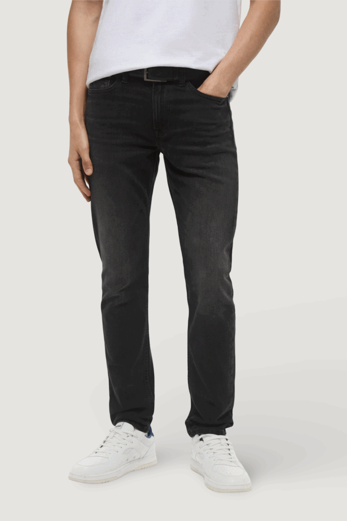 Jeans slim Calvin Klein Jeans slim taper black oil Nero