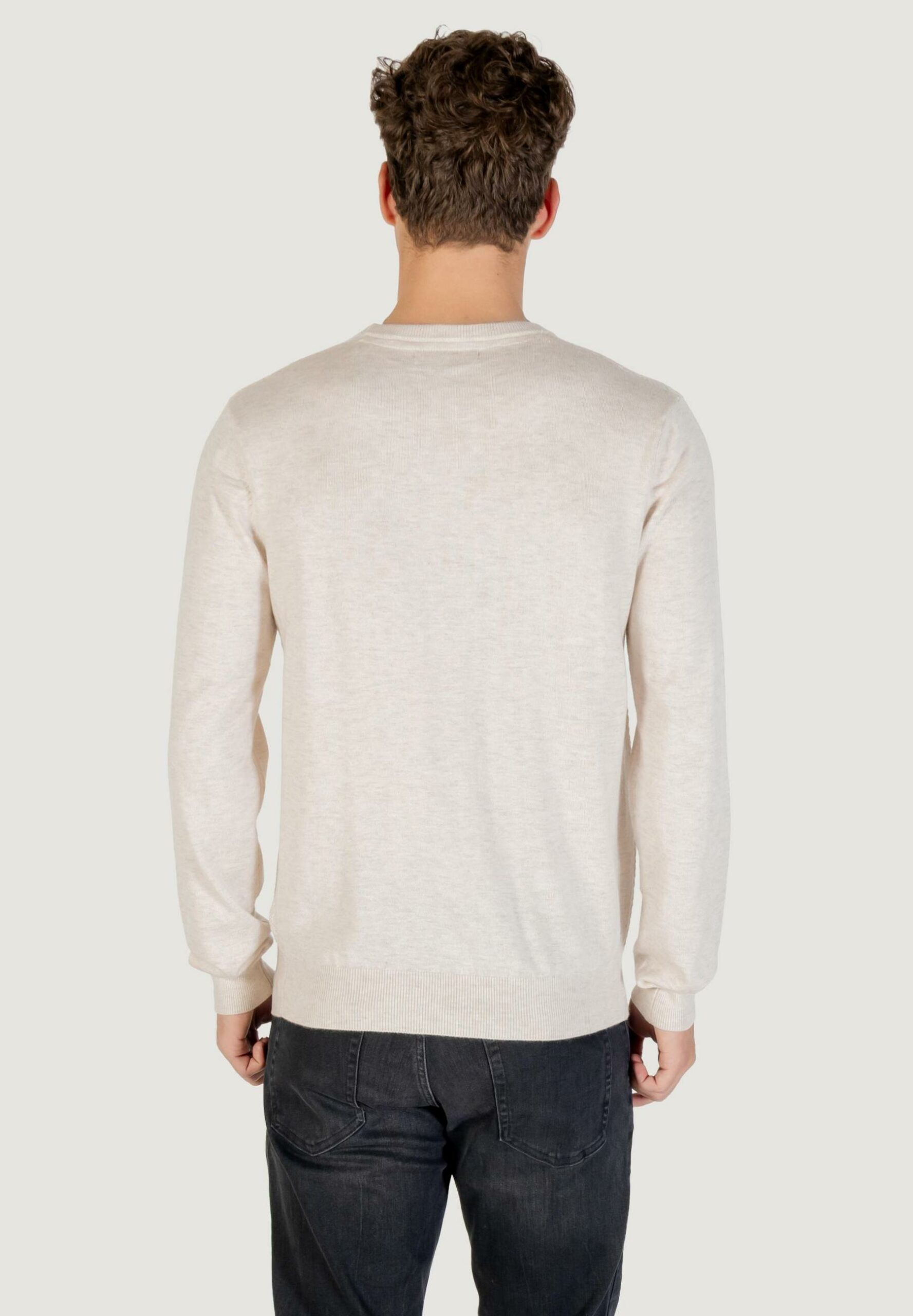 Maglia Guess jamaar cn stitched swtr Beige chiaro - Foto 2