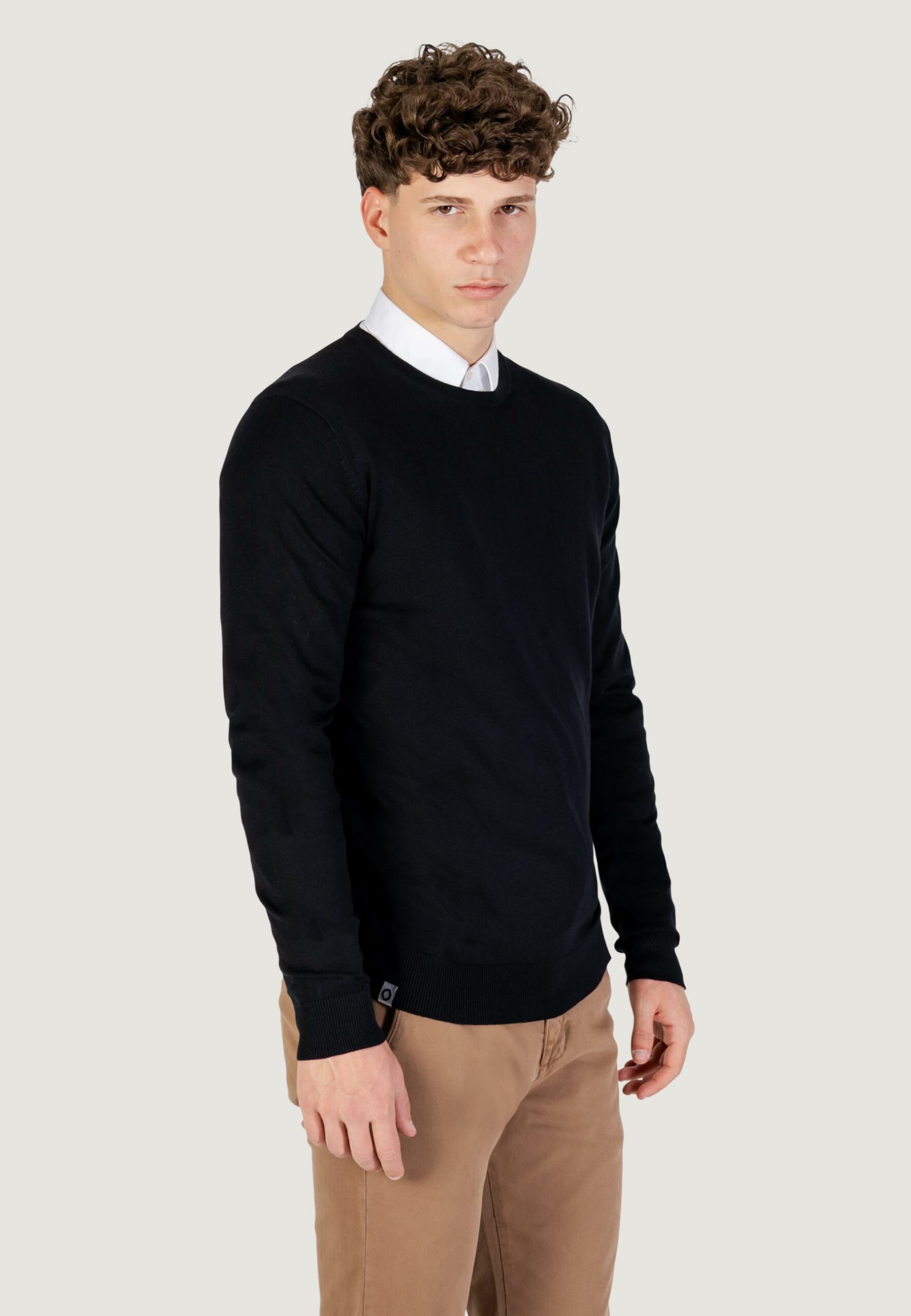 Maglia YOS paricollo Nero - Foto 2