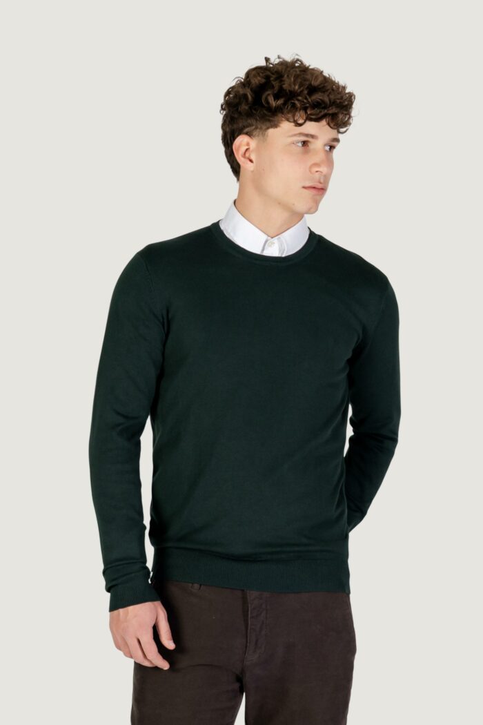 Maglia YOS paricollo Verde Scuro