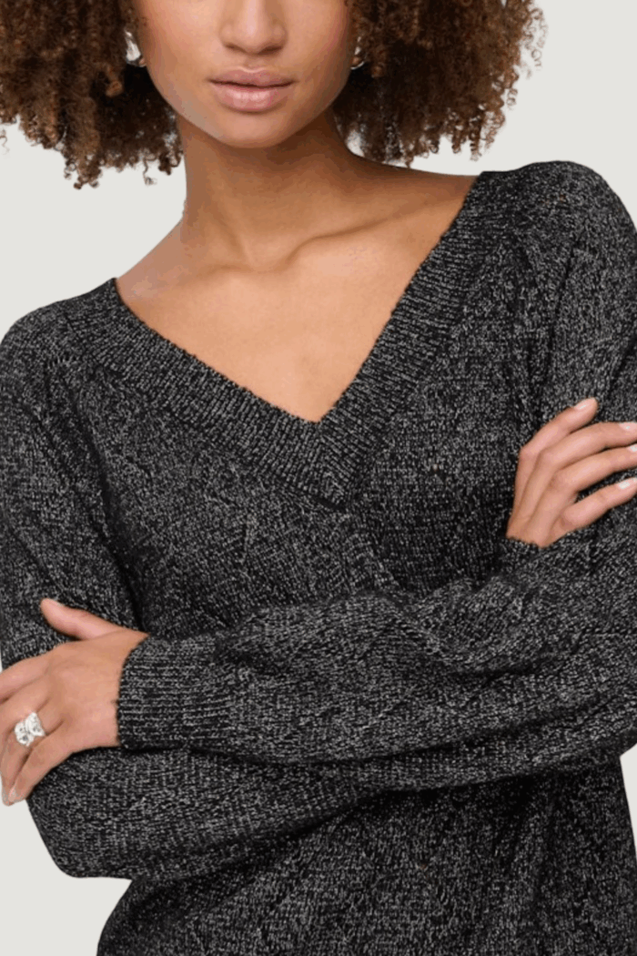 Maglione Jacqueline de Yong jdyaspen life l/s v-neck pullover knt Nero