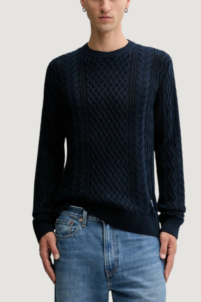 Maglione Tommy Hilfiger Jeans tjm slm badge cable Blue scuro