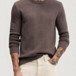 Maglione Tommy Hilfiger Jeans tjm slim ess sweater Cioccolato - Foto 1