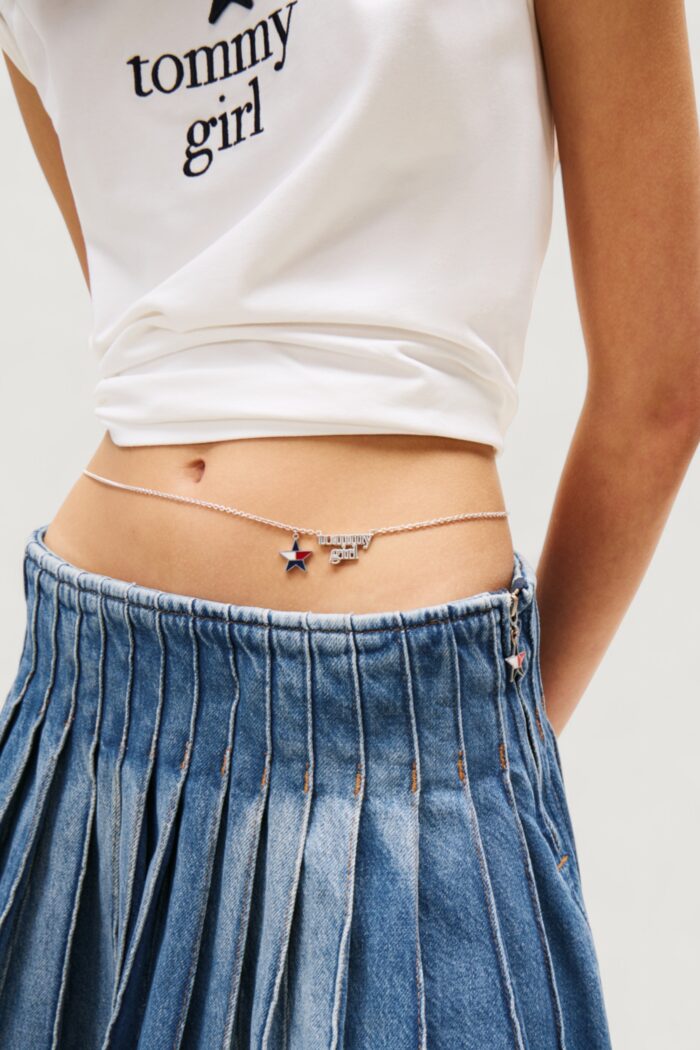 Minigonna Tommy Hilfiger Jeans tommy girl pleated d Indigo