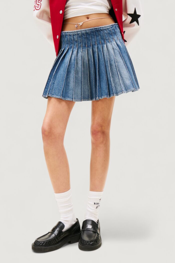 Minigonna Tommy Hilfiger Jeans tommy girl pleated d Indigo