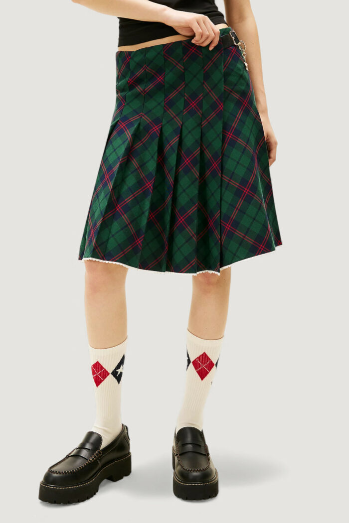 Minigonna Tommy Hilfiger Jeans  Verde