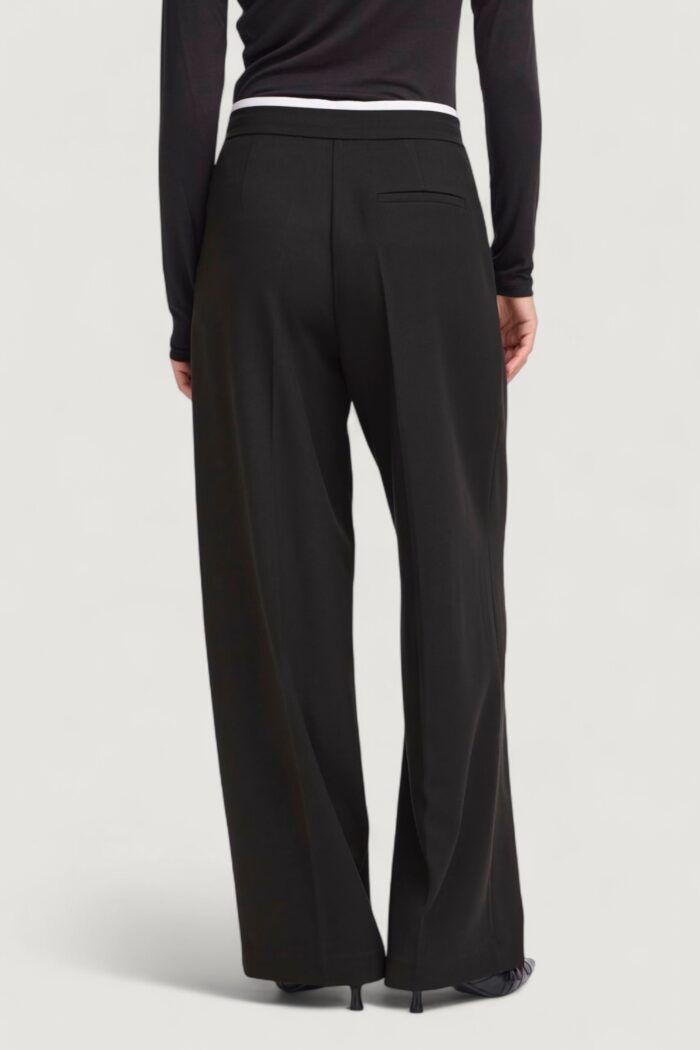 Pantaloni a palazzo ICHI ihkyrra pa Nero