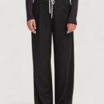 Pantaloni a palazzo ICHI ihkyrra pa Nero - Foto 1