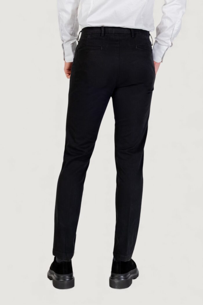 Pantaloni slim Borghese chino – slim fit Nero