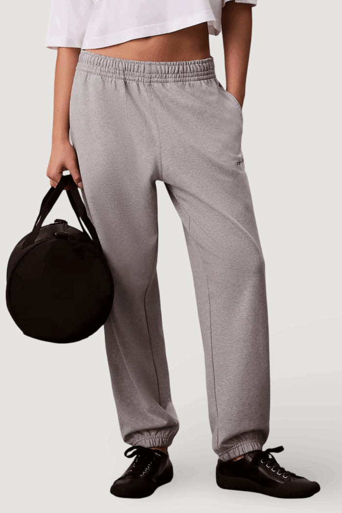 Pantaloni sportivi Calvin Klein Jeans monologo french terr Grigio