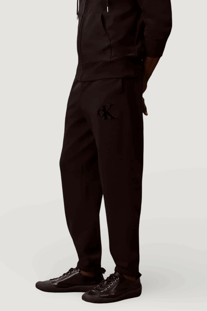 Pantaloni sportivi Calvin Klein Jeans 350gsm fleece gift g Nero