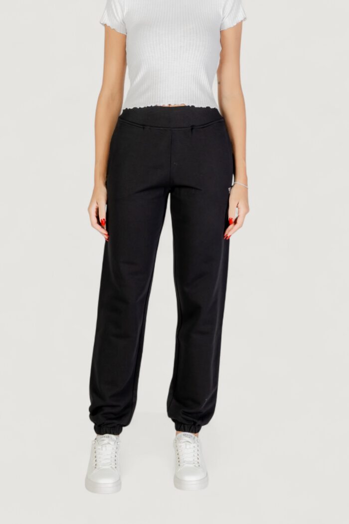 Pantaloni sportivi Guess Active primula rhinestones jogger Nero