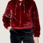 Pelliccia ecologica AYFEE bomber fake fur Bordeaux - Foto 2