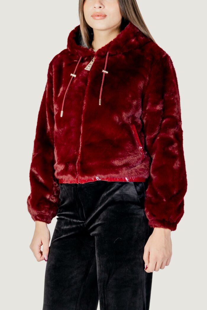 Pelliccia ecologica AYFEE bomber fake fur Bordeaux