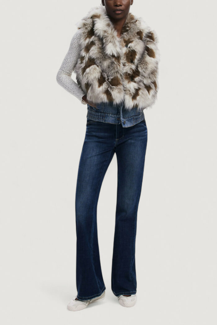 Pelliccia ecologica Desigual chaq_bunny Beige