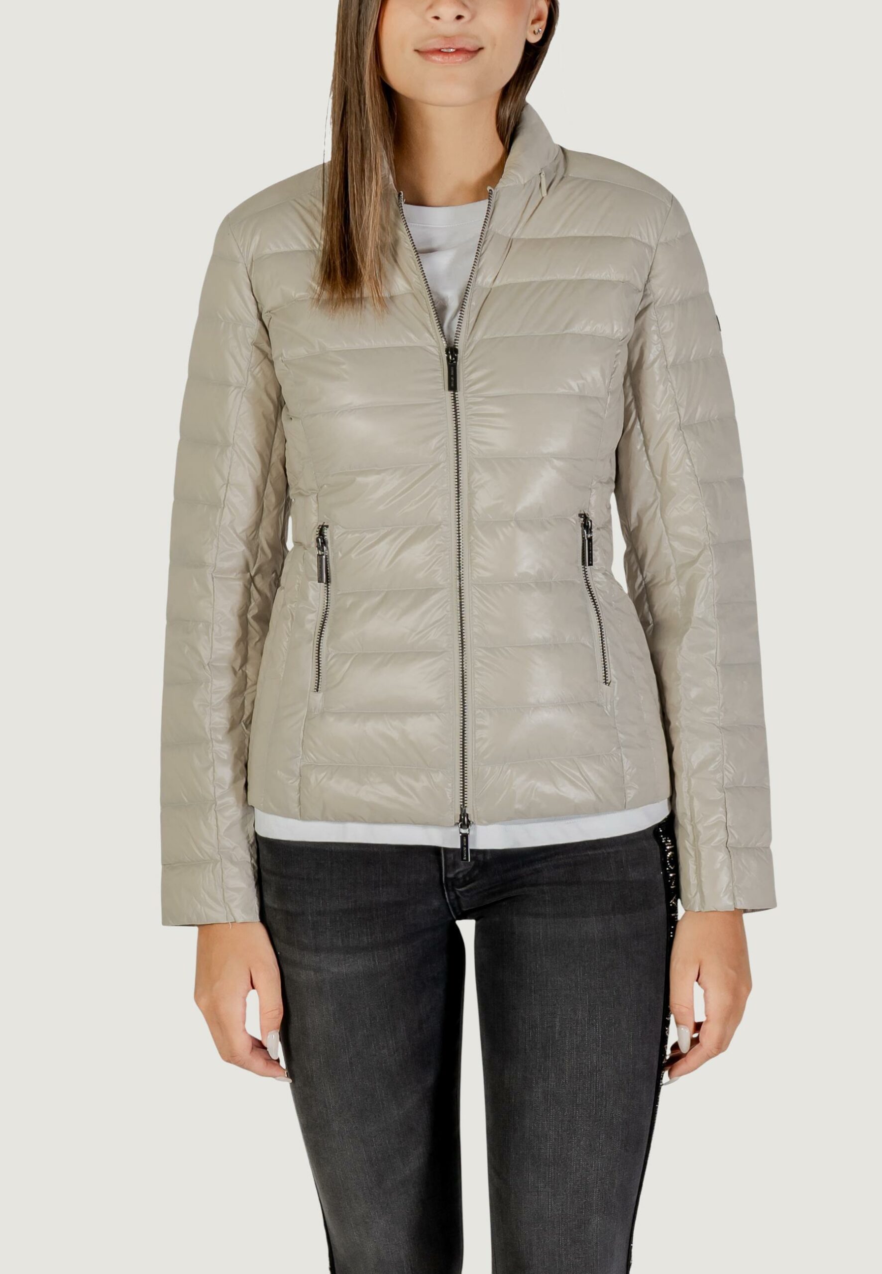 Piumino Armani Exchange down jacket Beige chiaro - Foto 1