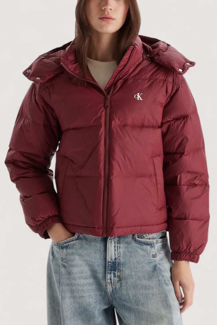 Piumino Calvin Klein Jeans essential midweight Bordeaux