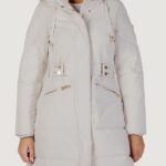 Piumino Guess fatema belted puffer Panna - Foto 1