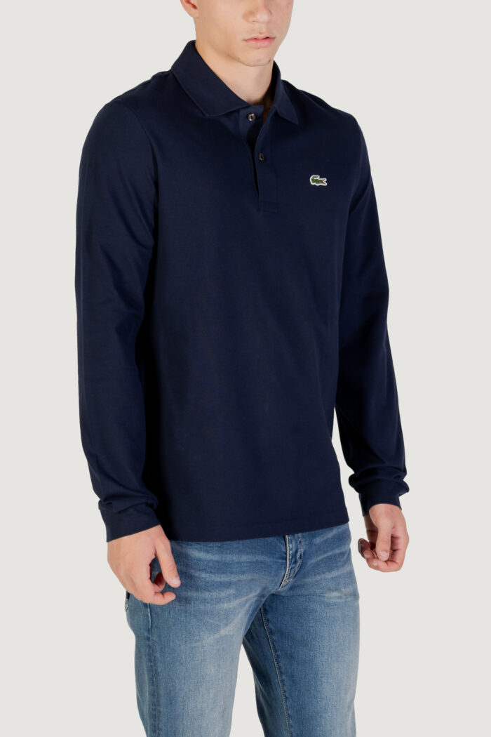 Polo manica lunga LACOSTE  Blu