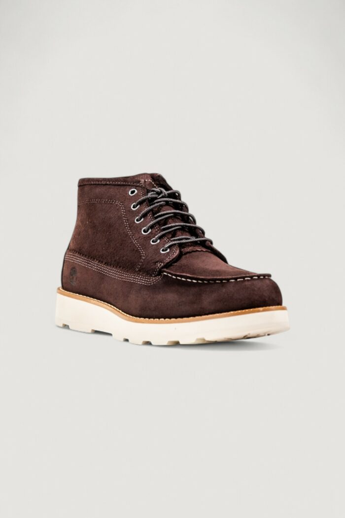 Stivaletti TIMBERLAND brit mid lace medium Marrone Scuro