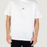 T-shirt Antony Morato relaxed with rubber flock logo print Panna - Foto 1