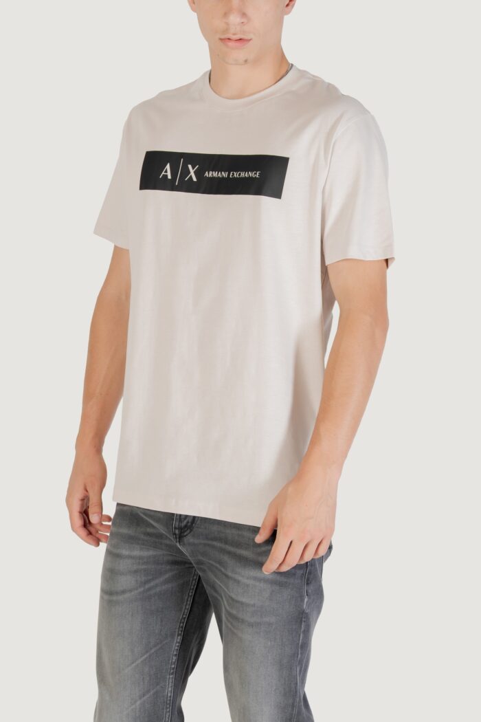 T-shirt Armani Exchange Beige chiaro