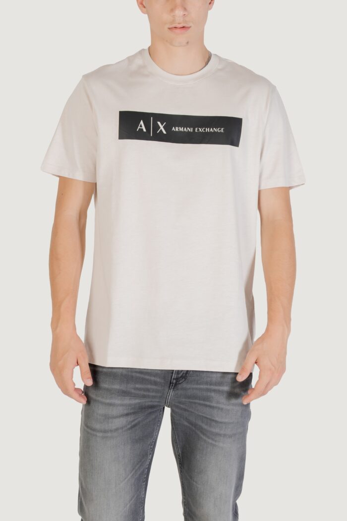 T-shirt Armani Exchange Beige chiaro